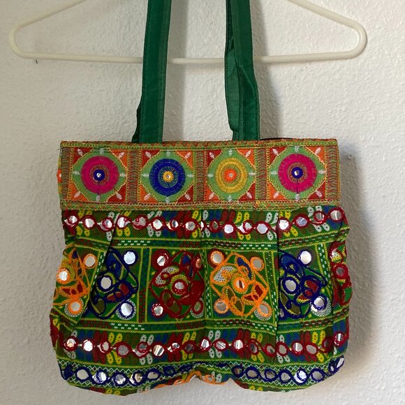 Gorgeous Multicolor Embroidered Purse - Picture 1 of 4